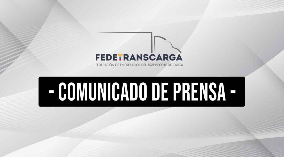 Designación de nuevo presidente de Fedetranscarga